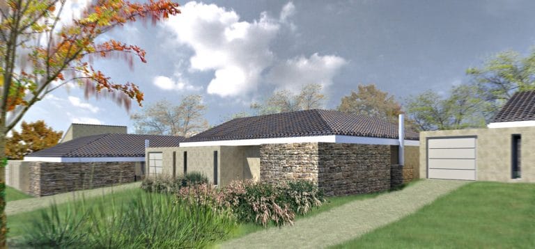 2006 - Hameau de Montroyal - Projet de 75 maisons de vacances - Montréal du Gers